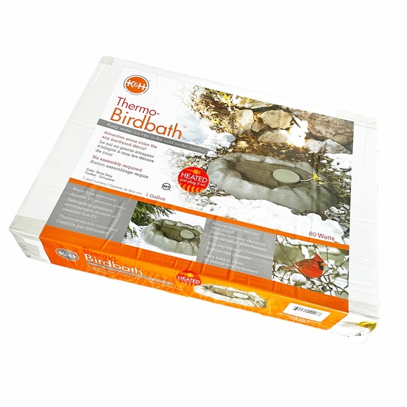 K & H Pet Products Thermo Bird Bath - Winter Heated Birdbath - Picture 1 of 6
